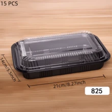10/15 PIEZAS Contenedores de Alimentos Rectangulares Multicolor con Tapas Transparentes - Gran Capacidad, a Prueba de Fugas y Apilables, Adecuados para Bandejas de Queso, Aperitivos, Verduras - Cajas para Llevar Bandejas de Frutas Adecuadas para Cenas, Cumpleaños y Festivales - Multicolor - Ver 30