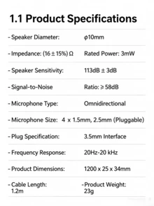 Auriculares intrauditivos con cable HP negros, EarPods con cable de 3.5mm con control remoto integrado y micrófono, control de música, llamadas y volumen, compatibles con teléfono y computadora, auriculares HIFI de alta calidad - Ver 6