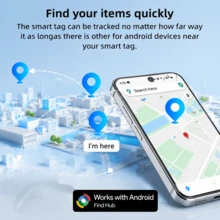 RSH 3pcs Smart Tags Compatible With Android, Smart Wireless GPS Tracker, Location Tracker For Cats, Dogs, Wallets, Elderly And Valuable Items, Wireless Air Tracker, Compatible With Android Find Hub - Multicolor - View 6