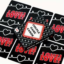 Interaktivt samtalskortspel för par på skrivbordet, ett roligt och varmt kortspel för fest och dejt, skapar varma stunder av kommunikation. Perfekt som romantisk present till Alla hjärtans dag eller jul. - Multifärgad - Visa 6