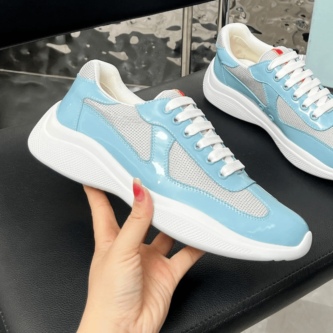 Copa America 2026, Breathable Sneakers, Casual Low-Top Street Style Sneakers For Summer, Suitable For Men And Women, Durable, Sporty Low-Top - Sky Blue (天藍色) - 查看 1