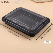 10/15 PIEZAS Contenedores de Alimentos Rectangulares Multicolor con Tapas Transparentes - Gran Capacidad, a Prueba de Fugas y Apilables, Adecuados para Bandejas de Queso, Aperitivos, Verduras - Cajas para Llevar Bandejas de Frutas Adecuadas para Cenas, Cumpleaños y Festivales - Multicolor - Ver 35