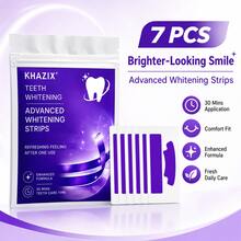 7pcs Teeth Whitening Strips, Create A Brighter Smile, Flexible Dental Strips Easy To Use, Suitable For Daily Beauty Care - Teeth Strips - View 2