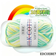 EDCUEBE7 1/10pcs Soft Warm Gradient Yarn - 3 Acrylic Blend, Perfect For Knitting Sweaters, Scarves, Socks And Gloves - [Sweater Socks Warm Yarn] - 3 Gradient Colors - View 21