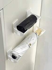 6pcs Wall-Mounted Trash Bag Holder, Adjustable Angle, Suitable For Storing Trash Bags, Umbrellas, Shelves, Wall Racks, Curtain Rods, Rolling Pins, Plastic Wrap, Aluminum Foil, Plastic Storage Boxes, Etc., Suitable For Home, Kitchen, Storage Baskets, Restaurants, Hotels, Etc., Perfect Gift For Mother, Available In 6/4/2/1pc - Multicolor - View 6