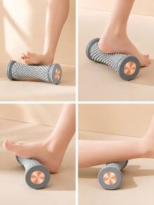 4 Pcs Easy To Roll Foot Fascia Relief Roller - PVC Foot Massager For Muscle Relaxation, Yoga And Arch Support, Ideal For Home Workouts,Father Gift - Random Color - View 5