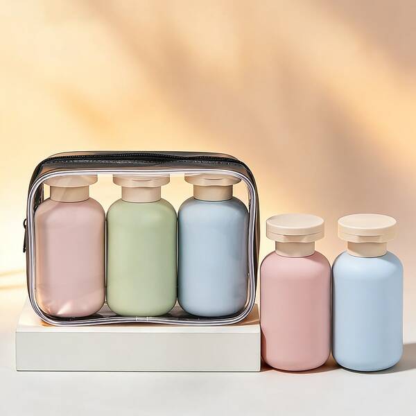 Travel Dispenser Silicone Bottle Portable Squeeze Shower Bottle Shampoo Dispenser Silicone Soap Dispenser Squeeze Bottles With Flip Cap Refillable Plastic Travel Bottles For Creams Lotion Shampoo Conditioner