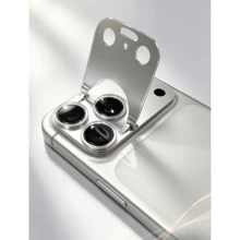 AR 鏡頭保護貼適用於 iPhone 17 Pro Max 與 17 Pro，防指紋防刮後置相機鏡頭膜，內建支架，2026 時尚設計高級手機相機鏡頭保護配件 - 彩色 - 查看 7