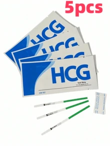 20/15/10/5/1 Peça Tiras de Teste HCG Pelvifine, Teste de Gravidez Doméstico Altamente Preciso, Embaladas Individualmente - multicolorido - Ver 16