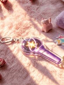 1個卡通 KATSEYE 壓克力鑰匙圈，K-POP 風格，K-Pop 女團 Manon Sophia Daniela Lara Megan Yoonchae，包包掛飾與粉絲禮物，適合男友、女友、家人、老師、派對禮物及 EYEKONS 主題手機裝飾 - 彩色 - 查看 7