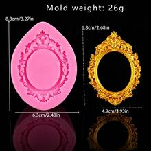 European Style Picture Frame Shaped Silicone Mold For Resin, Clay, Handmade Soap And Candle Decoration - A - View 6