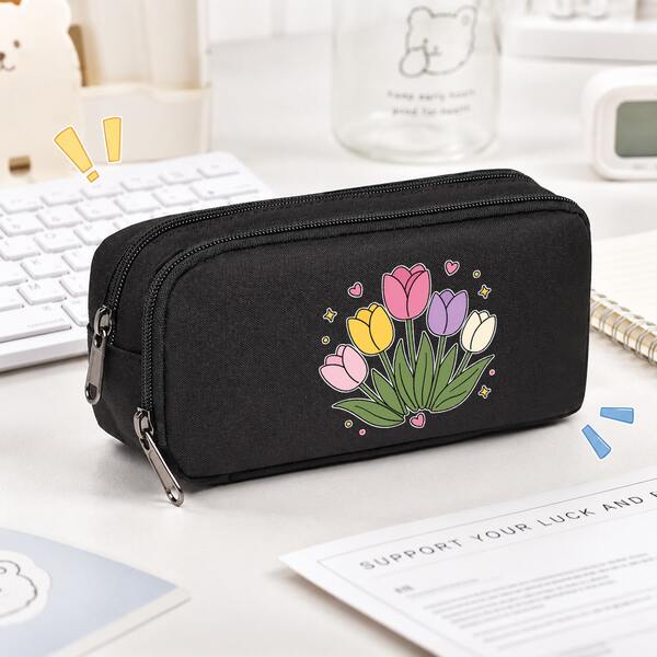 Neues großes Federmäppchen, tragbare Schreibwarentasche, Reise-Kulturtasche, Stifthalter, Büro-Schreibtisch-Organizer, Schulsachen, Schulsachen für den Schulanfang, Schulanfang