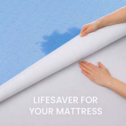 Washable And Waterproof Bed Protection Pad | Ideal For Menstrual Care For Women, Perfect As A Holiday Gift, Great For Use During Menstruation And At Home, Polyester, Medium-Absorbency, Hand Wash Or Professional Dry Clean