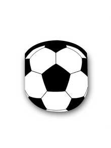 1pc Folding Handheld Football Fan, Essential For Football Fans, Party Decoration, Summer Gift, Must-Have For Watching Games, Cheer For Football - Multicolor - View 6