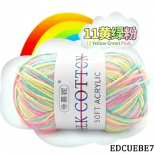 EDCUEBE7 1/10pcs Soft Warm Gradient Yarn - 3 Acrylic Blend, Perfect For Knitting Sweaters, Scarves, Socks And Gloves - [Sweater Socks Warm Yarn] - 3 Gradient Colors - View 22