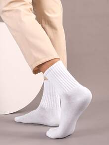 1 Paar/5 Paar/10 Paar Paar Lässig Sport Socken, geeignet für tägliche Zuhause- und Outdoor-Nutzung, Größe: (35-39) (39-42) - Verschiedenfarbig - Übersicht 4