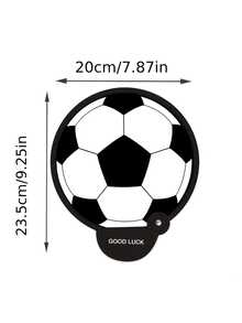 1pc Folding Handheld Football Fan, Essential For Football Fans, Party Decoration, Summer Gift, Must-Have For Watching Games, Cheer For Football - Multicolor - View 4