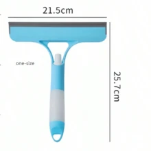 3合1多功能玻璃清潔工具，附噴霧功能，手持式窗戶瓷磚鏡子清潔器，含刮水板與刷子，適用於瓷磚、擋風玻璃、鏡子清潔，適合居家與浴室使用，家用清潔刷 - 多款式 - 查看 12