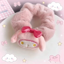 1pc Cartoon Theme Cute Hair Scrunchie, Non-Slip Headband, New Cute Pink Cartoon Hair Tie, Women's Vacation Outfit, Cute Cartoon Hair Clip, Fashion Accessory, Hair Accessory, Hairstyle Tool, Curly Hair Accessory, Autumn, Travel, Hairstyle Tool, Hair Care Product, Autumn, Women's Hair Accessory, Perfect Gift For Family, Friends And Classmates! Hair Accessory, Home Bathroom Decor, Autumn Decor, Back To School Season - Multicolor - View 9