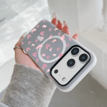 [24h Shipping From DE/FR/ES]Apple 11-17 Phone Case - Cute Cat Hearts New Jelly Style For IPhone 17 Pro Max/16 Pro/15/14 Plus Holiday Gifts 13 For Men And Women Compatible With Magsafe Supports Wireless Charging Comfortable To Touch Phone Case Gift For Women Men Birthday Present - 1 Piece Of Picture Color - View 6