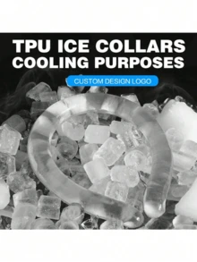 1pc Summer Cooling Ice Neck Ring, Wearable Neck Ice Ring Cold Compress Bag, Reusable Neck Cold Compress Ice Ring, Reusable... Freezing Gel Cooling Neck Tube, Unisex Cooling Collar, Suitable For Outdoor Sports, Camping, Vacation, Back To School, Beach Outings, Heat Relief And Other Cooling Products, Back To School Season, Home Supplies, Family Essentials, Bedroom, Beach Outings Goodies; Unisex, Yard, Summer Beach Supplies; Hiking Essentials, Summer Must-Haves, Summer Portable Style - Multicolor - View 6