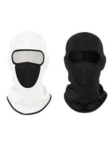 1pc/2pcs Unisex Anti-UV Riding Face Mask, Motorcycle Neck Gaiter, Breathable For Outdoor Sports, Suitable For Daily Outings, Skiing, Cycling, Parties, Etc. - Multicolor - View 19
