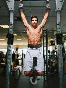 Đai xích hỗ trợ tập dip cho nâng tạ, tối ưu cho hít xà, dip, squat, đai nâng tạ gắn thêm tạ squat, tập CrossFit, đai dip unisex, phụ kiện thiết bị gym - màu đen - Xem 7