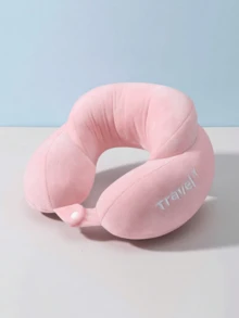 U-Shaped Soft Travel Neck Pillow Memory Foam Nap Pillow Head Support Portable Pillow Unisex For Airplane Car Home Recliner Travel Essential Sleep Aid Vacation Camping Office Accessory - Multicolor - View 13