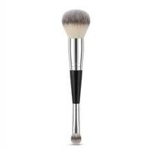 Dual-Ended Pro Foundation Concealer Blush Contour Makeup Brush, Premium Dense & Fluffy Synthetic Bristles, Multi Purpose Buffing Blending Brush For Liquid Cream Powder, Create Airbrush Flawless Makeup Finish - Black - View 8