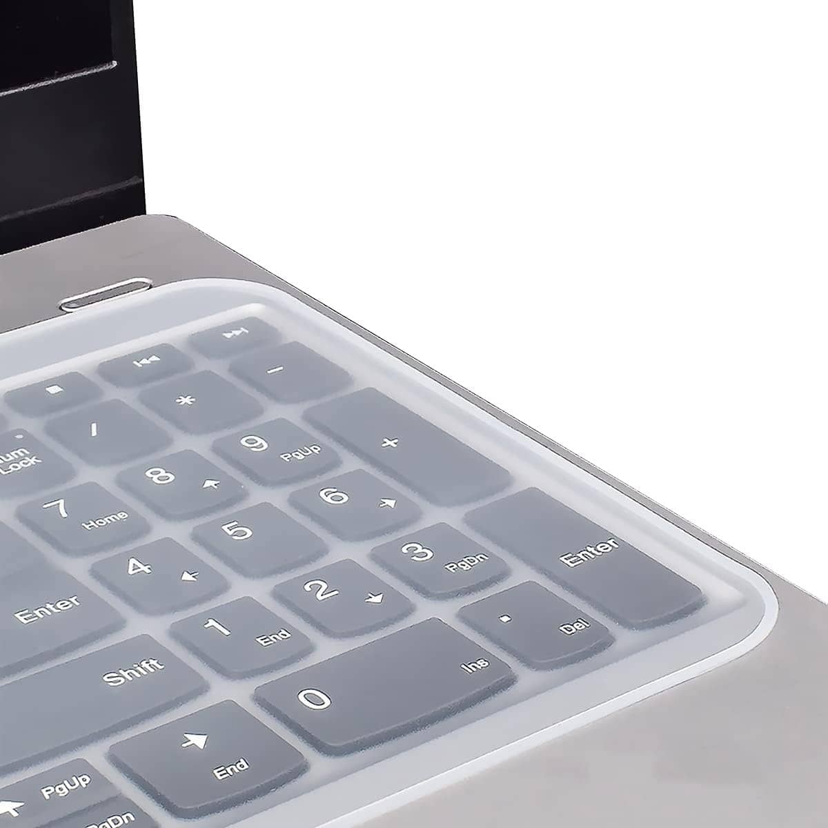 Ultra-Thin Transparent Dust-Proof Keyboard Cover, Soft Silicone Material, Easy To Remove And Clean, Multiple Sizes Compatible With MacBook And Universal Laptops - View 1