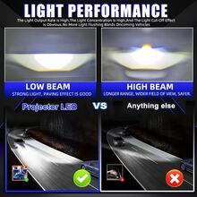HYNBYZJ 1PC/2pcs H4 Bi Mini LED Projector Lens Car Bulb EMC Auto Headlight Turbo Lamps Canbus Plug And Play Dual Motorcycle High Low Beam 12V 24V - A - View 6