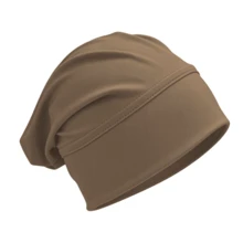 Women's Solid Color Loose Knit Hat, Soft Elastic Headband, Muslim Inner Cap, Sleep Cap - Multicolor - View 9