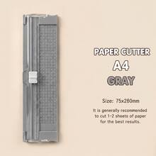 1pc Portable Cutting Mat, Dual-Direction Small A4 Paper Cutter, Mini Portable Student Paper Cutting Mat, Photo & Origami Cutting, Student Friendly, DIY Craft - Sets - View 8