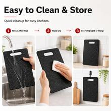 1/3pcs Marble Pattern Cutting Board Set, Kitchen Prep Board, Raw And Cooked Food Separation, Home Fruit And Vegetable Cutting Board, Kids Prep Board - View 6
