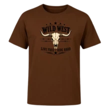 Kit 4 T-shirts Camisetas Masculina Country Texas Rodeio Peão Trabalho Dia Dia - Preto Marrom Marinho Chumbo - Visão 3