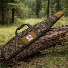 Rifle Hunting Case Bag, Large Padded Protector, Quality, Left/Right Hand Orientation, 52" - Camouflage Green - View 2