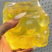 1個-巨大方形起司-巨大擠壓玩具-起司擠壓玩具-方形擠壓玩具-感官擠壓玩具-壓力緩解玩具--生日禮物-完美禮物-禮物-收藏展示 - 彩色 - 查看 16