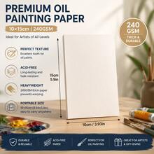 50pcs Thick Blank Painting Paper, Size 10cm X 15cm/3.93in X 5.9in, Unlined Drawing And Sketch Paper, Thick Art Paper Suitable For Oil Painting, Crayon, Drawing, Doodle And Crafts, Great For Kids, Students And Beginners - 10*15/50 Sheets - View 9