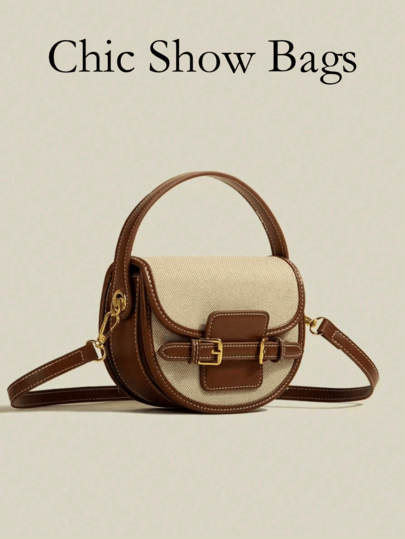 Women's Mini Fashion Versatile Colorblock Casual Handbag