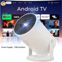 便攜式 4K 智慧投影機,支援 WiFi 與無線 5.0,內建作業系統,180° 可旋轉螢幕搭配立體音效,輕巧設計適合家庭劇院、遊戲娛樂與戶外電影觀賞,相容手機/電視支架/筆電/超高清顯示 - 查看 6