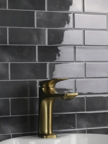 防水磚紋 3D 紋理牆板 DIY 貼磚，可移除自黏式牆磚貼紙，適用於廚房浴室防濺牆與節日裝飾 - 仿磁磚牆貼 - 查看 7