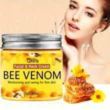 Qxira Bee Venom Face Cream With Collagen And Hyaluronic Acid, Suitable For All Skin Types, Delicate Texture, Gentle Moisturizing, Compact And Portable, Perfect For Travel, Best Christmas Skincare Gift For Friends - 70g/2.469oz - View 3