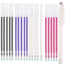 20pcs Heat Erasable Magic Markers, Temperature Disappearing Fabric Marking Pens, DIY Sewing Accessories For Handicrafts - Multiple Styles - View 8