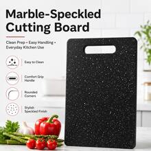 1/3pcs Marble Pattern Cutting Board Set, Kitchen Prep Board, Raw And Cooked Food Separation, Home Fruit And Vegetable Cutting Board, Kids Prep Board - View 2