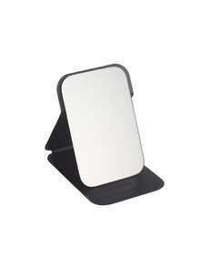 This Portable Foldable Makeup Mirror Is Made Of PU Leather, Suitable As A Gift, Travel Essential Or Daily Makeup Accessory. It Is An Excellent Birthday Gift, Mirror, Travel Essential, Holiday Essential, Room Decor Gift Or Back To School Gift. - Multicolor - View 13