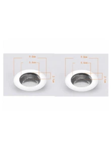 1pc Stainless Steel Sink Strainer, Kitchen Sink Drain Filter, Bathroom Floor Drain Cover - Silver - View 12