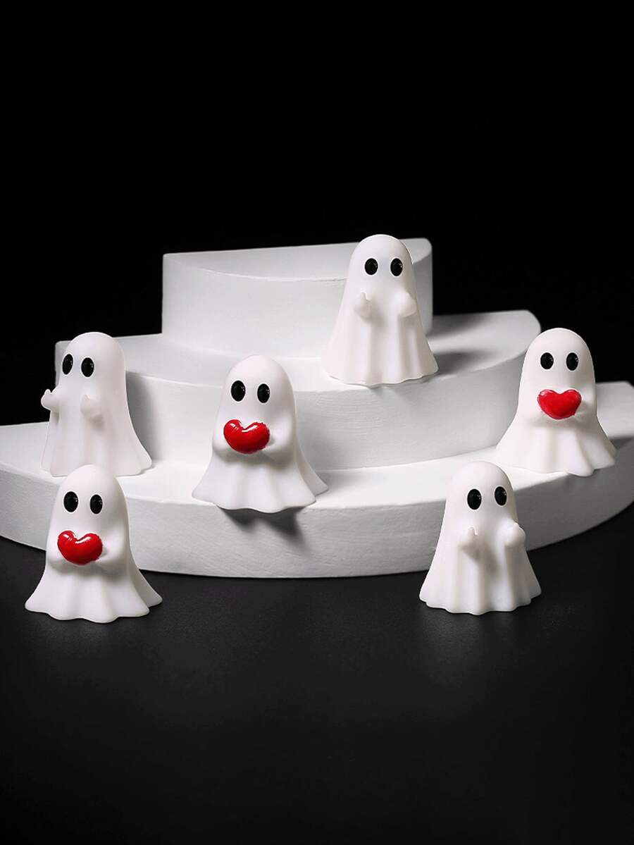 15/10/5/1 pieza Adorable Fantasma Decoraciones de Halloween Adornos de Moda Creativa Mejoran la Atmósfera Festiva Decoración Multiusos para Interiores del Hogar Habitación Boda Fiesta de Cumpleaños Fiesta de San Valentín Recuerdos de Fiesta