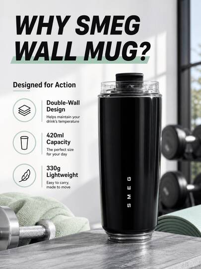 SOKANY Insulated Coffee Mug, 304 Stainless Steel Vacuum Travel Cup With Leak-Proof Flip Lid, Double-Wall Reusable Coffee Cup For Hot And Cold Drinks, Suitable For Office And Home Use