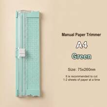 1pc Portable Cutting Mat, Dual-Direction Small A4 Paper Cutter, Mini Portable Student Paper Cutting Mat, Photo & Origami Cutting, Student Friendly, DIY Craft - Sets - View 14