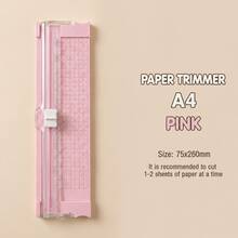 1pc Portable Cutting Mat, Dual-Direction Small A4 Paper Cutter, Mini Portable Student Paper Cutting Mat, Photo & Origami Cutting, Student Friendly, DIY Craft - Sets - View 9